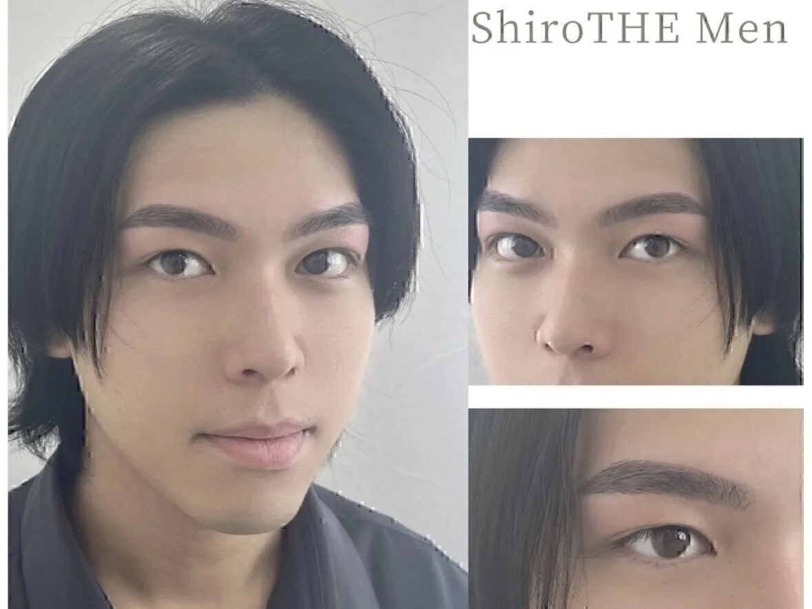 自眉を活かした眉毛スタイリング