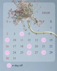 8月後半のご予約、お待ちしております♪